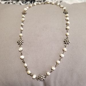 Silver and Mother of Pearl necklace